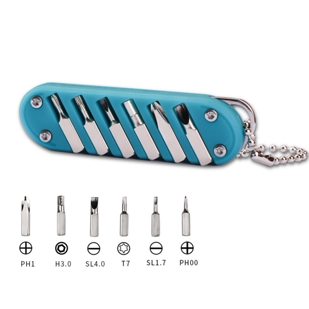Compact Pocket Multi Tool Keychain Set