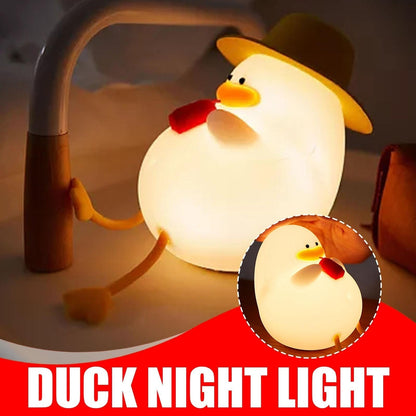 Cute Duck Soft Glow LED Night Light