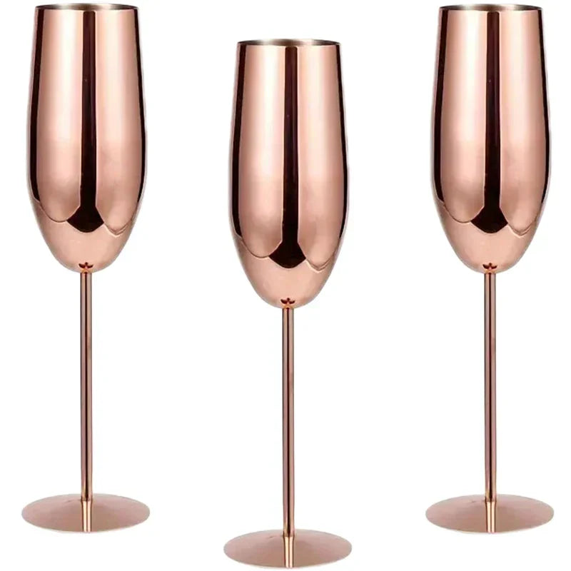 Durable Metal Drinking Glasses (6 Pack)