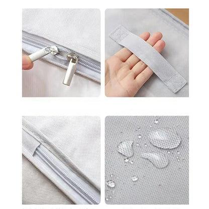 Collapsible Closet Storage Bag for Clothing and Linens