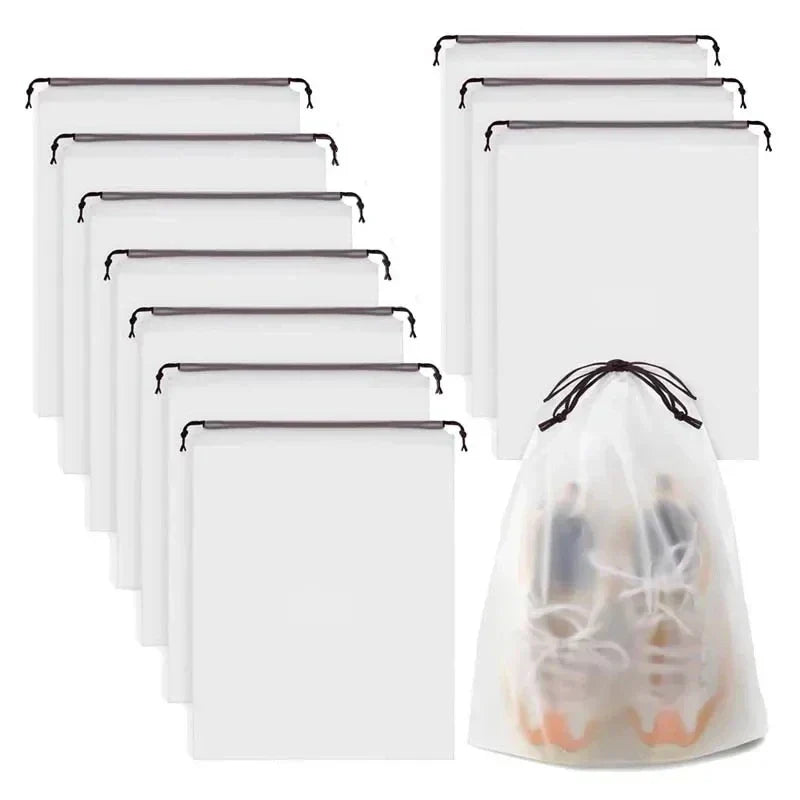 Travel Shoe Bag Set, Waterproof 10 Pack, Compact Storage - Befez