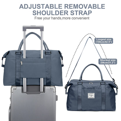 Spacious 40L Carry On Luggage Bag for Short Getaways