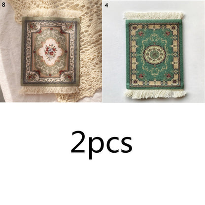 Small Vintage Rug Drink Coaster