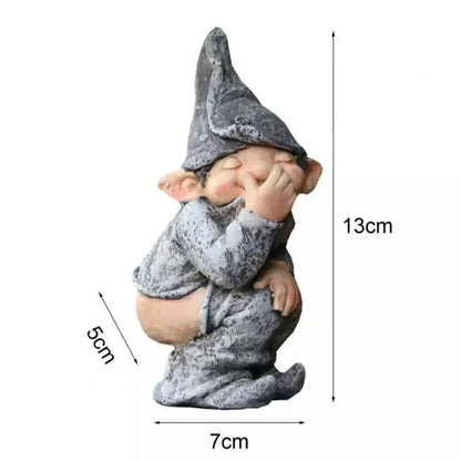 Quirky Gnome Statue for Outdoor Decor