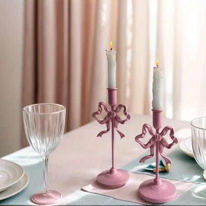 Rustic Metal Candle Lamp Holder