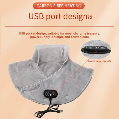 Cozy Heated Massage Cushion for Neck and Shoulders