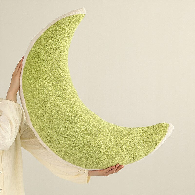 Soft Moon Shaped Pillow
