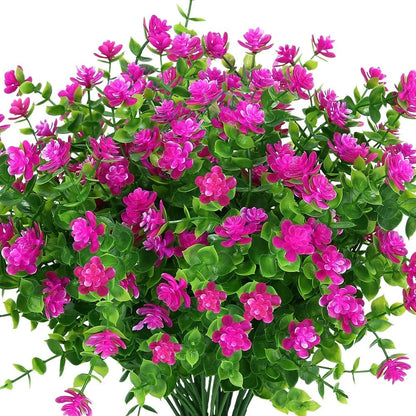 Colorful Outdoor Artificial Hanging Flowers