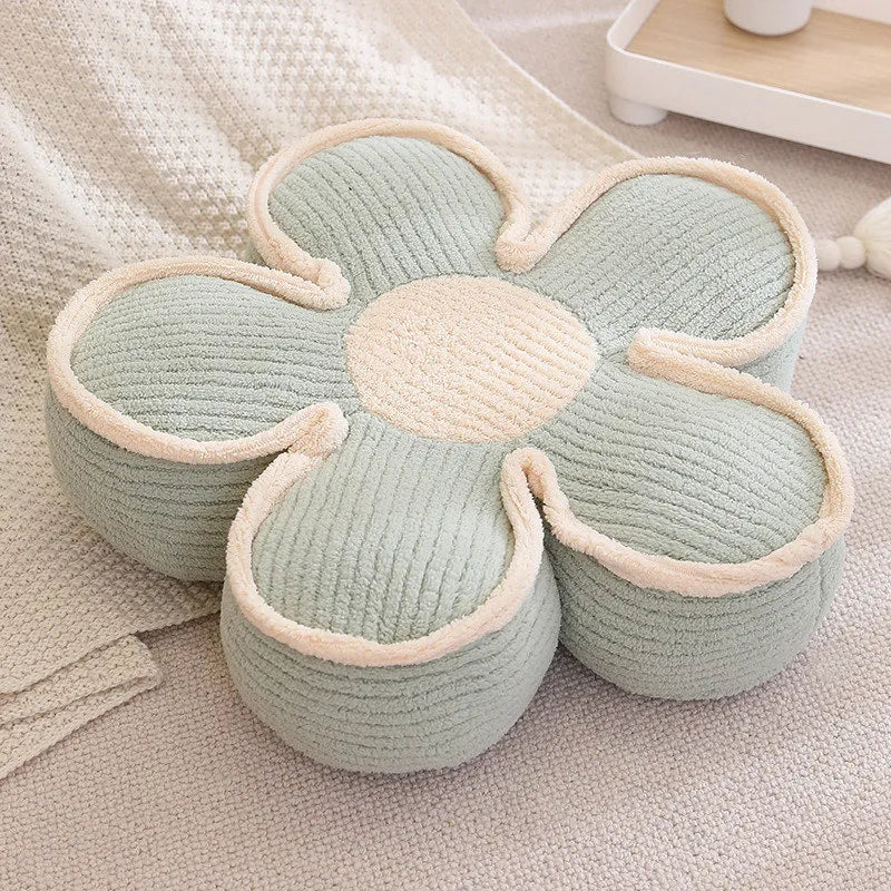 Soft Pink Floral Pillow Cushion