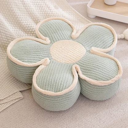 Soft Pink Floral Pillow Cushion