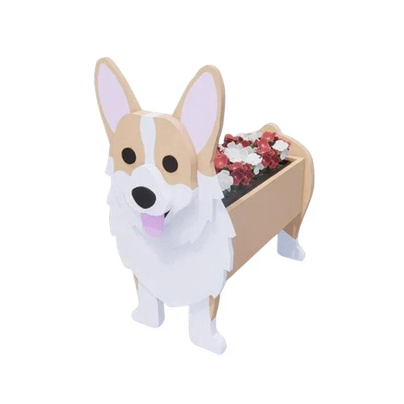 Cute Dog Planter - Adorable Pet Flower Pot