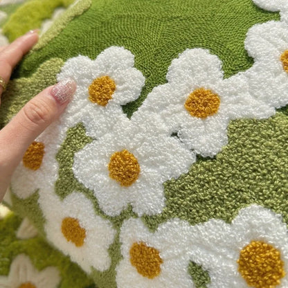 Colorful Floral Sewing Pillow Cover