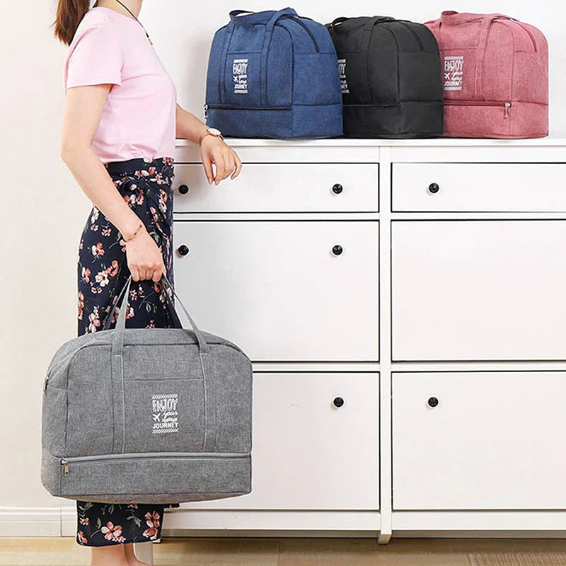 Portable Folding Duffel Bag for Women