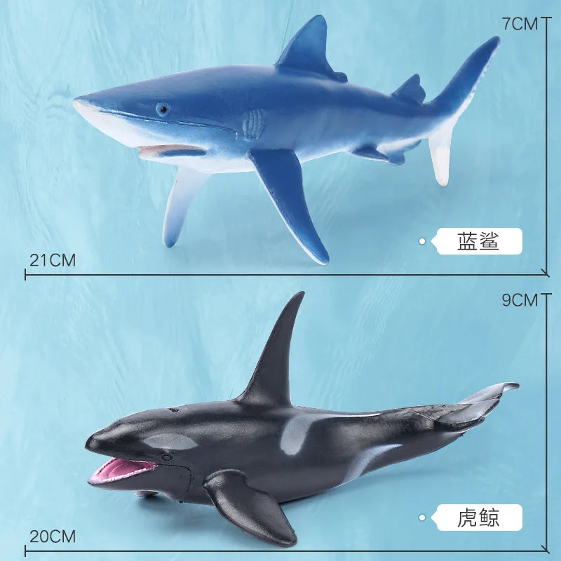 Colorful Sea Animal Figurine Toys for Kids