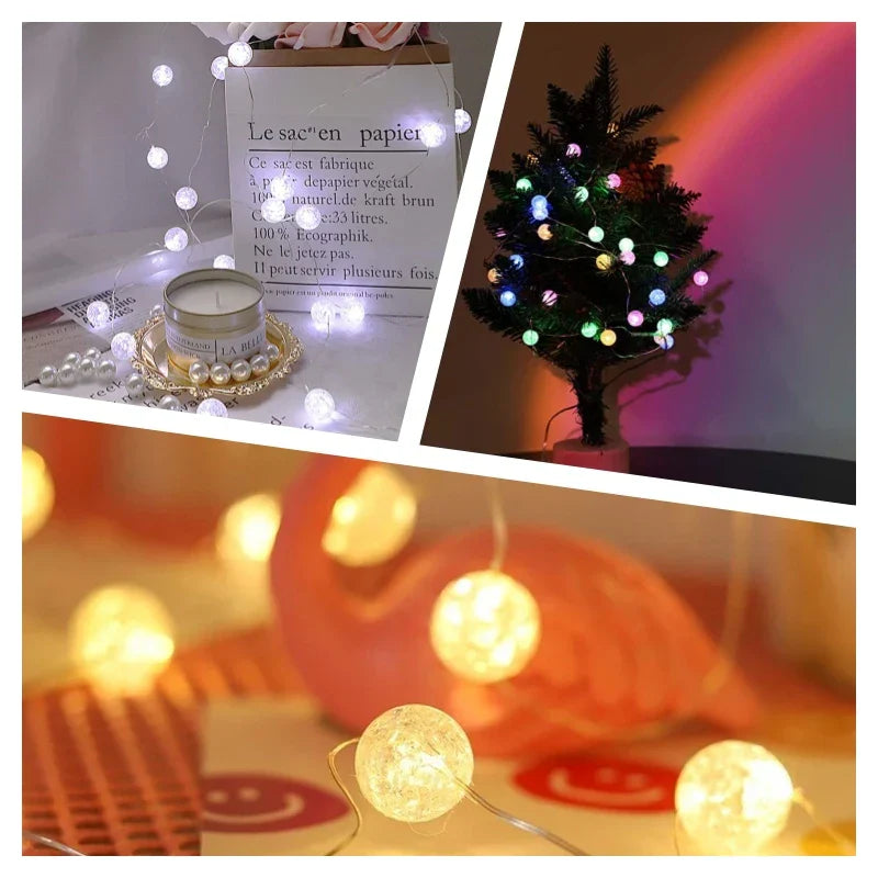 Soft Glow LED Fairy Lights Battery Powered 3 Modes