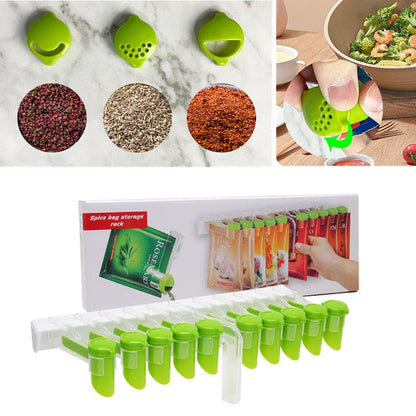 Space-Saving Wall Spice Rack Organizer