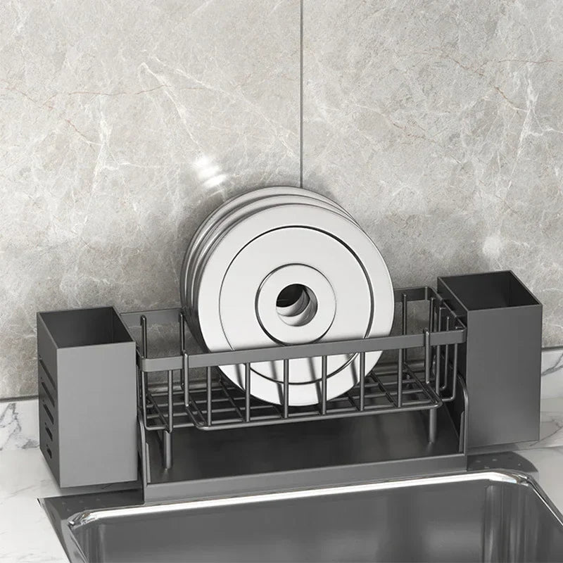 Space Saving Kitchen Sink Caddy with Drainage Tray