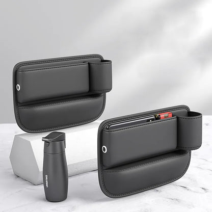 Car Seat Gap Storage Leather Cup Holder Organizer