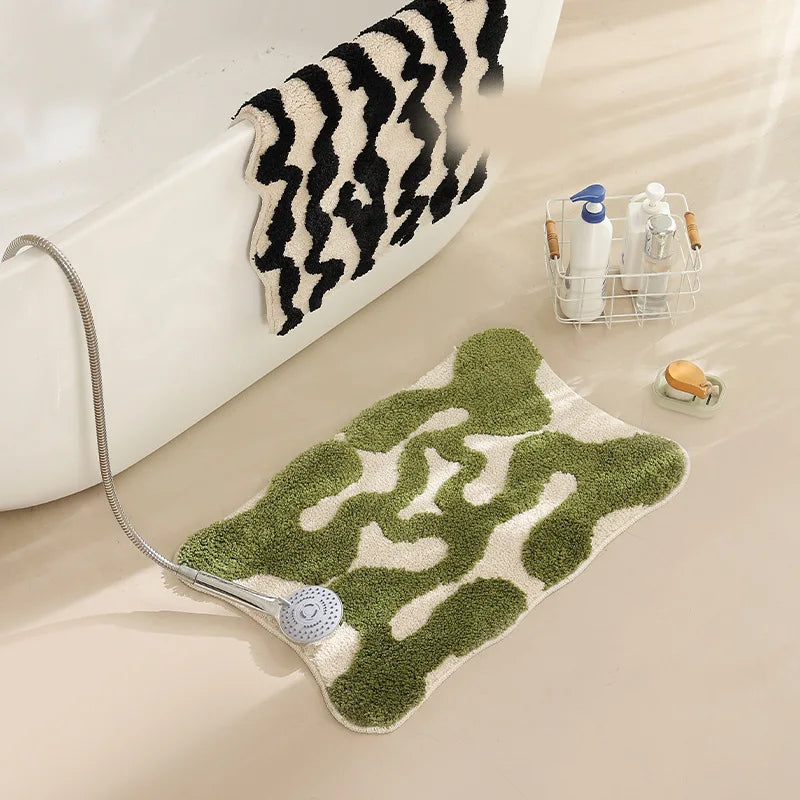 Colorful Texture Non Slip Bath Mat