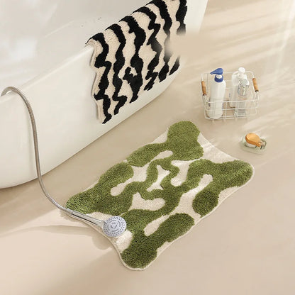 Colorful Texture Non Slip Bath Mat