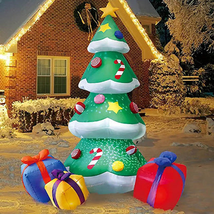 Large Inflatable LED Christmas Tree Decoration
