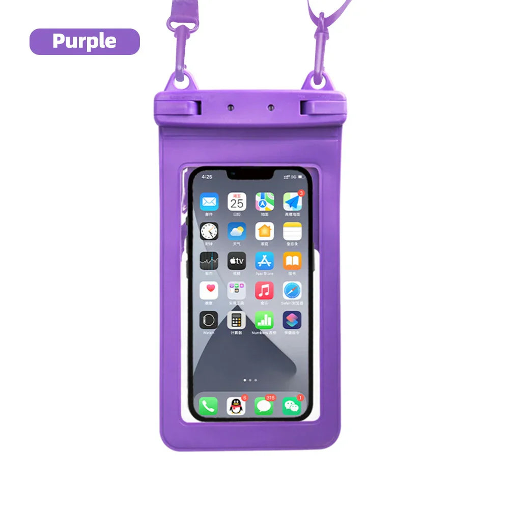 Waterproof Phone Pouch with Clear View Screen Protector