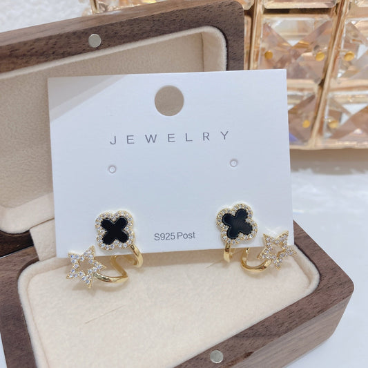 Befez | Cute Four Leaf Clover Fashion Earrings - Befez