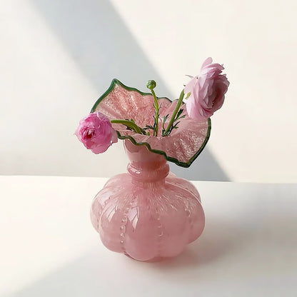 Clear Autumn Decorative Vase