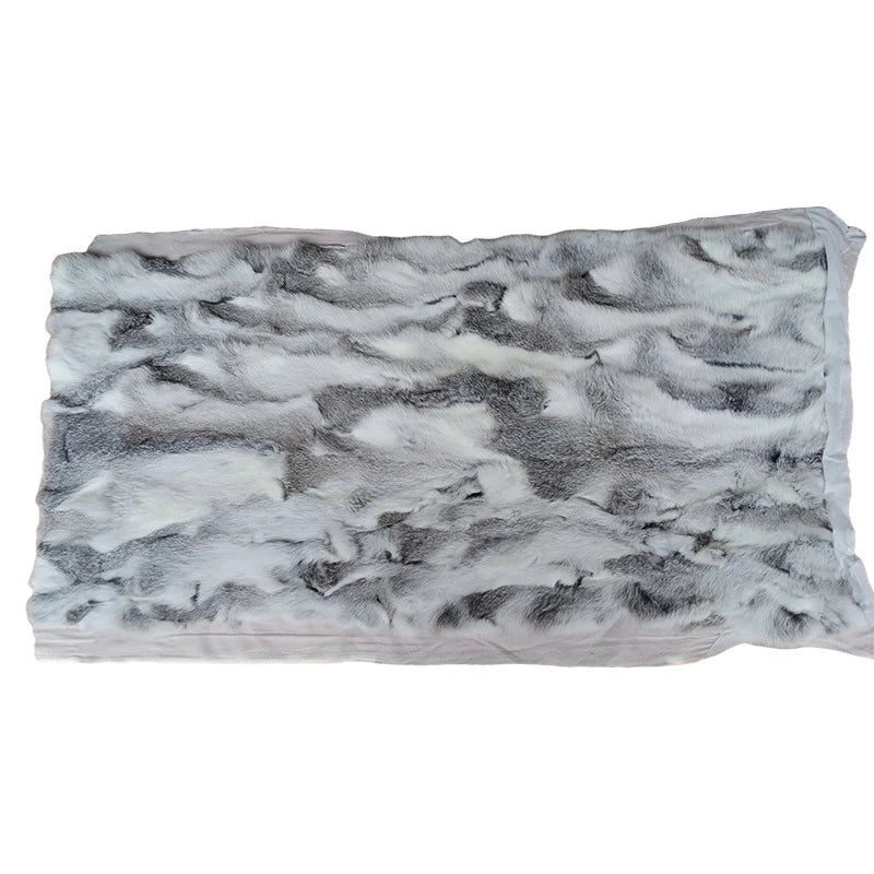 Plush Fake Fur Throw 100x50cm Natural Soft Blanket