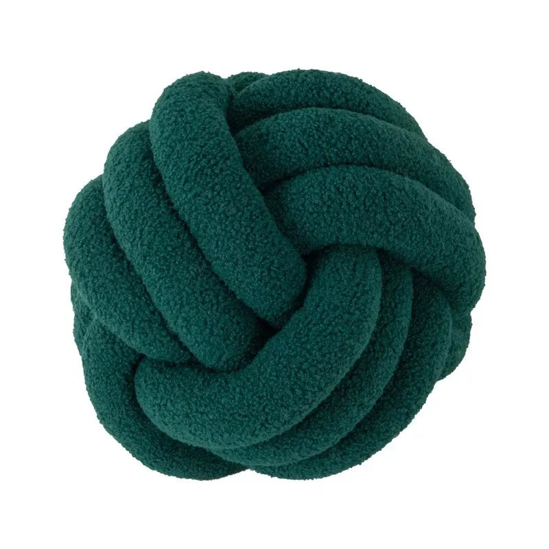 Textured Rope Knot Decor Pillow