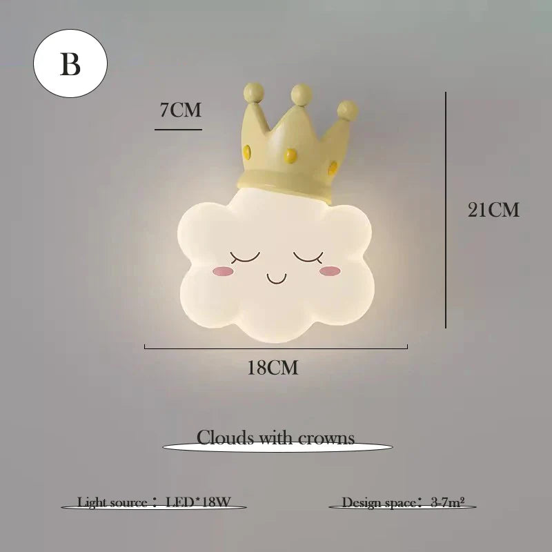 Dreamy Cloud Shaped Wall Lamp