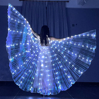 Colorful LED Fairy Wing Costume for Girls