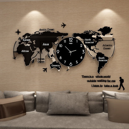 Colorful 3D Acrylic DIY Wall Clock Kit