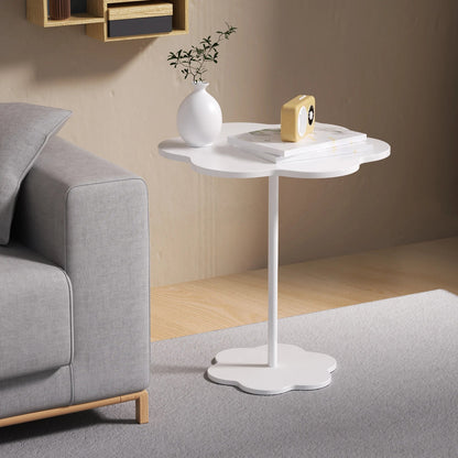 White Cloud Shaped End Table