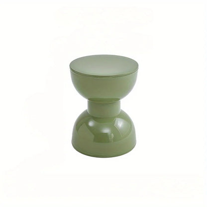 Compact Round End Table for Living Room or Hallway