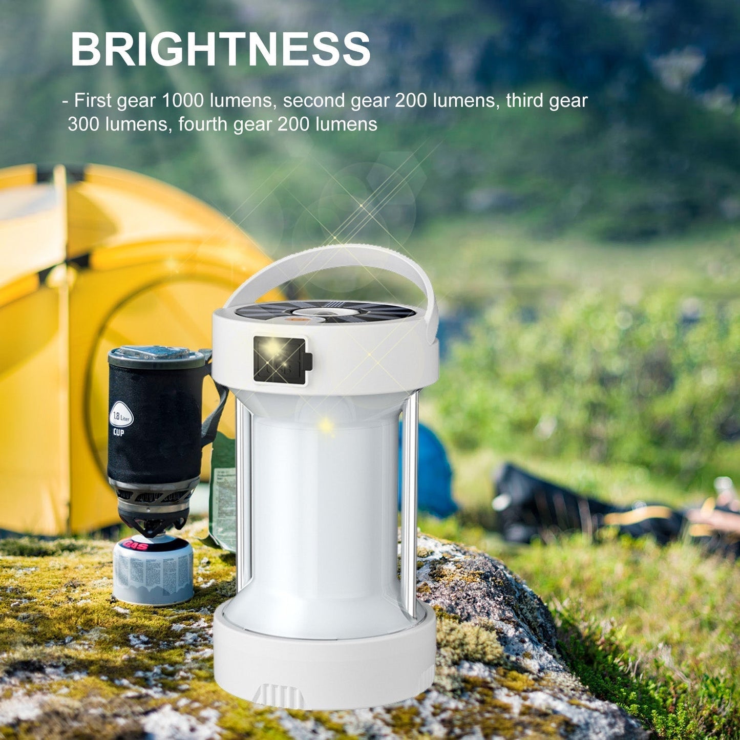 Portable Rechargeable Outdoor Camping Lantern