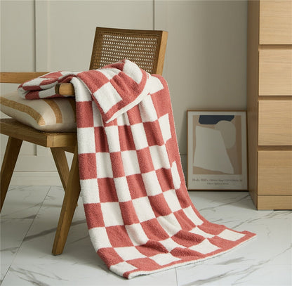 Vibrant Plaid Throw Blanket