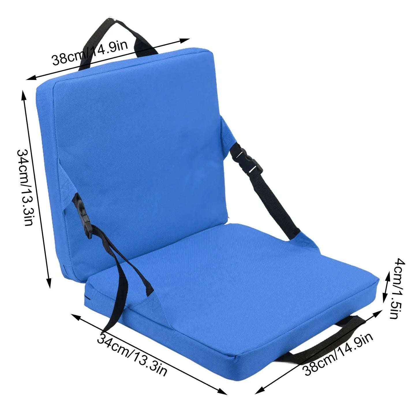 Portable Folding Chair with Padded Back Support