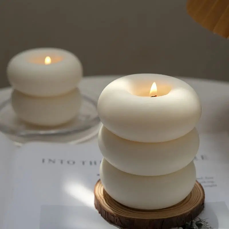 Relaxing Donut Scented Soy Wax Candle