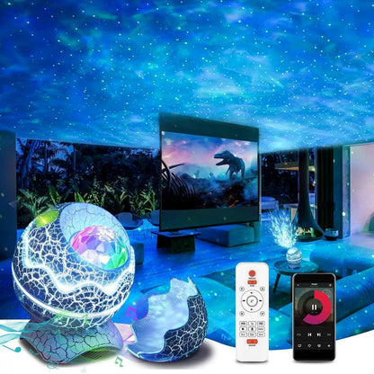 Colorful Star Night Light Projector with Bluetooth Speaker