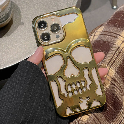 Dark Black Skull Phone Cover