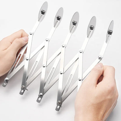 Easy Grip Folding Pastry Dough Cutter Wheel Set