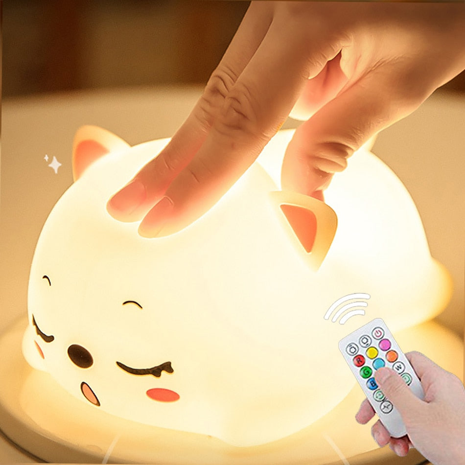 Cute Kitty Small LED Nightlight Lamp - Befez