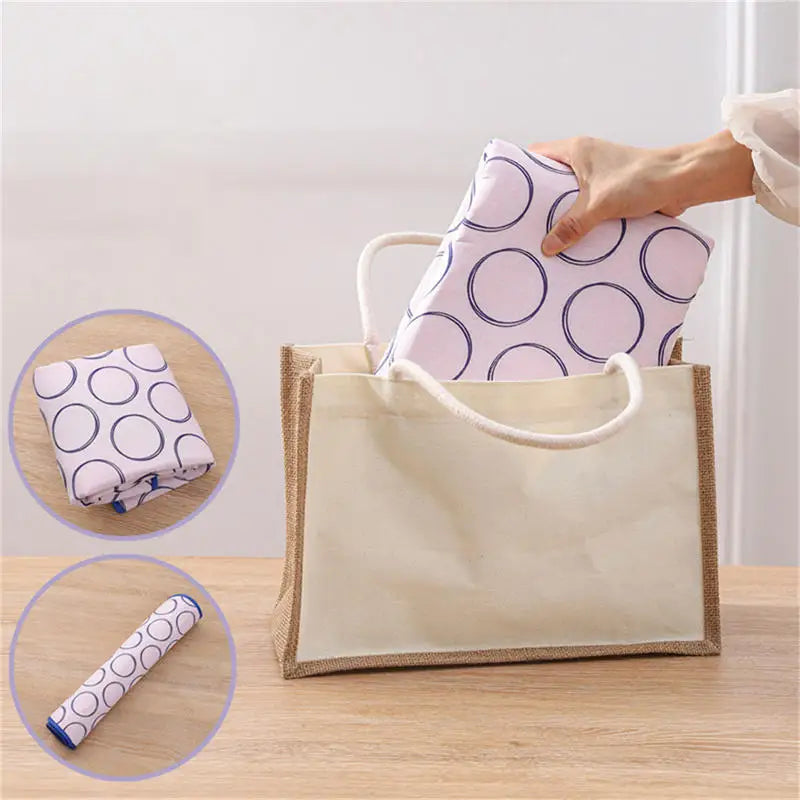 Portable Ironing Board with Heat Resistant Mat