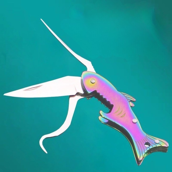 Compact Pocket Tool Keychain Knife