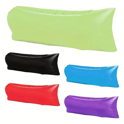Comfortable Outdoor Inflatable Sofa with Headrest & Carry Bag