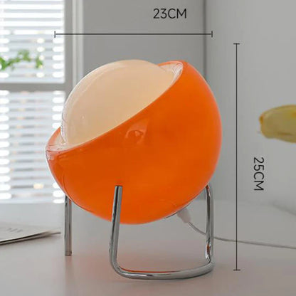 Classic Glass Desk Lamp with LED Light