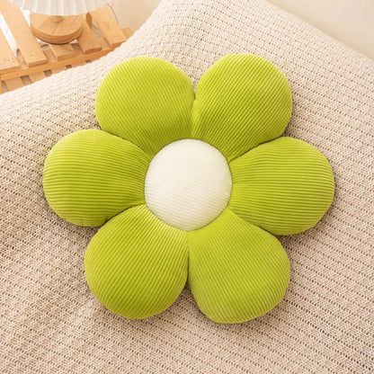 Soft Floral Throw Pillow