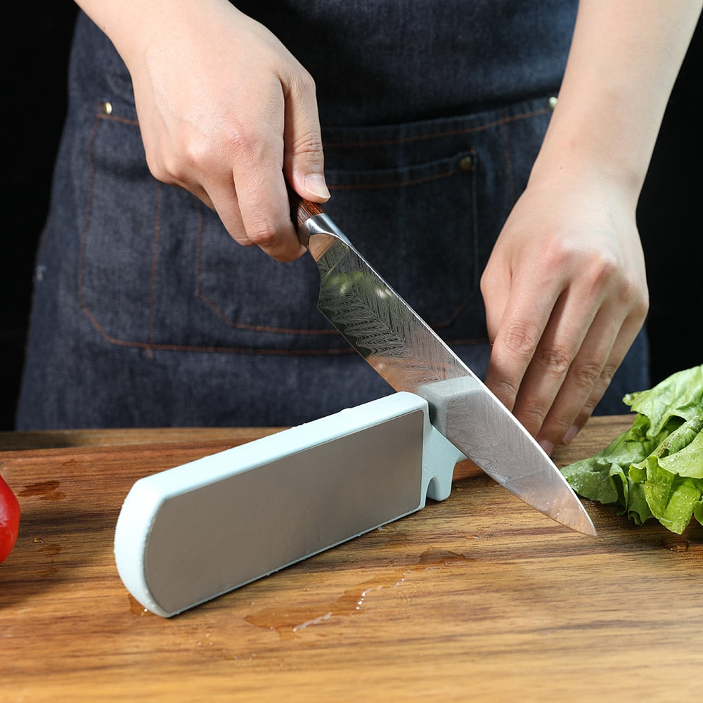 Premium Honeycomb Knife Sharpening Stone Block