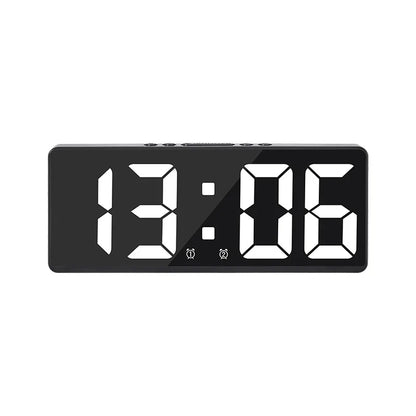 Compact LED Alarm Clock with Night Light